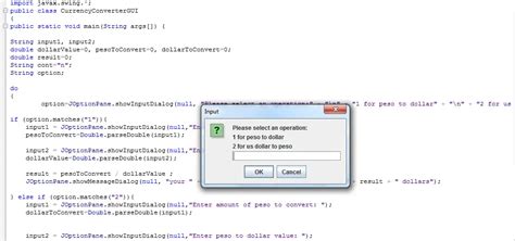 Currency Converter Program in Java .